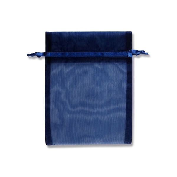 008705038 オーガンジーバッグ 平袋タイプ M ネイビー NV 10枚