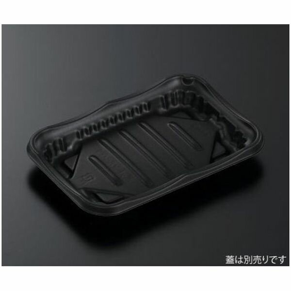 368209 惣菜容器 SDホットマルシェ1 BK本体−1 1800枚
