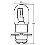 STANLEY スタンレー電気 4907894112726 A3801V 12V35／30ミュ－84？T19L P15d－25－3特電球