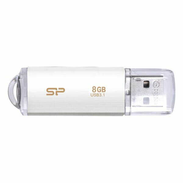 SPJ008GU3B02W キャップ式USBメモリ B02 8GB ホワイト