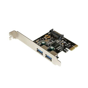 PEXUSB3S23 USB 30 2ݡPCI Express󥿡ե 2x USB 30 5Gbps ĥPCIe³ܡ SATAŸüդ