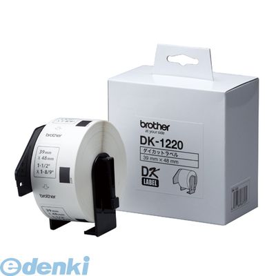 (LINEクーポン有)ブラザー販売 DK-1220 感熱ラベルテープ DK-1220 DK1220 DKプレカットラベル brother 黒文字 食品表示用 ピータッチ 食品表示用ラベル