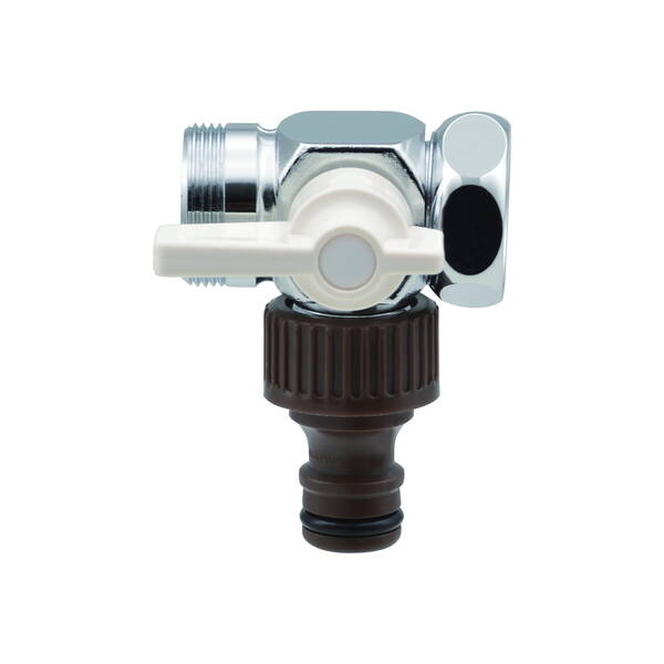 直送 代引不可・他メーカー同梱不可 カクダイ GA-QA051 切換コック（蛇口分岐継手 ジョイント ...