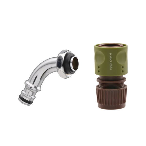 直送 代引不可・他メーカー同梱不可 カクダイ GA-QA073 散水ジョイント万能パイプセット（ワン ...