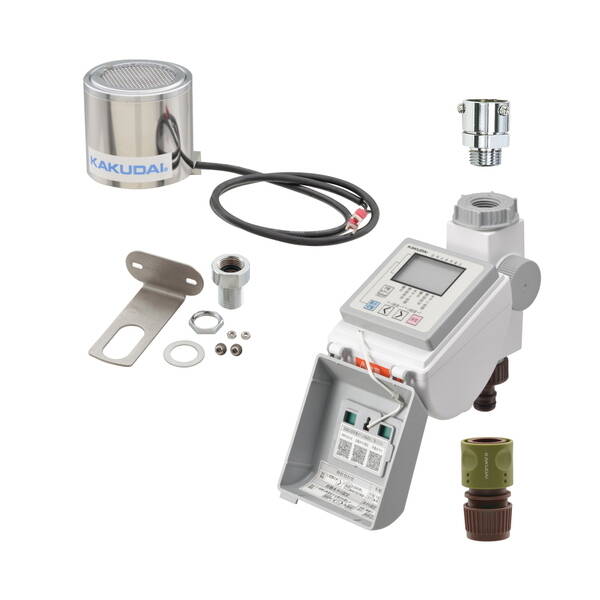 直送 代引不可・他メーカー同梱不可 カクダイ GA-QE019 ソーラー発電潅水コンピューター（雨セ ...