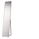 パール金属 N-7228 軽くて割れないスタンドミラーII 木目調ナチュラル 30×150 N7228(3)