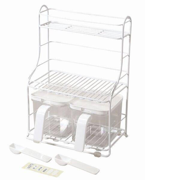 Sink Side Racks - (LINEクーポン有)パール金属 HC-473 ブランキッチン 調味料ラック3段(ストッカー2個付) HC473