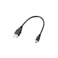 쥳 ELECOM U2C-GMM025BK USB2.0֥ A−mini-B U2CGMM025BK ֥å...