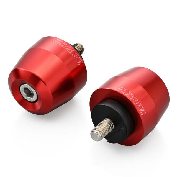 (LINEクーポン有)デイトナ DAYTONA 63914 バーエンドSURFACE YAMAHA M6 レッド