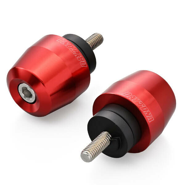 (LINEクーポン有)デイトナ DAYTONA 63924 バーエンドSURFACE HONDA M6 レッド