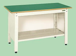 【個人宅配送不可】サカエ SAKAE CP-126I 直送 代引不可・他メーカー同梱不可 車上渡し 一人用作業台 軽量固定式 CP126I 一人用作業台CPタイプ サカエリューム天板グリーン