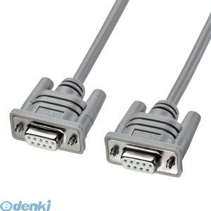 サンワサプライ KRS-403XF-07K2 RS-232Cケーブル KRS403XF07K2 ライトグレー SUPPLY SANWA クロス