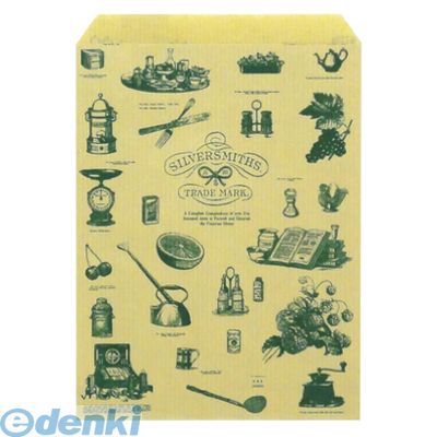 ササガワ タカ印 50-1409 ギフトバッグ 平袋シルバースミス小 501409 ギフト袋 小サイズ ペーパーバッグ 買い物バッグ 200枚袋入 アクセサリー...