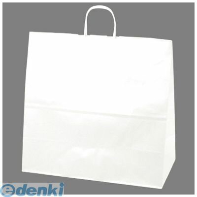 ササガワ タカ印 50-5600 手提げバッグ 白無地 特大角 505600