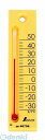 シンワ測定 48706 温度計 プチサーモ スクエア たて 12 イエロー 48706