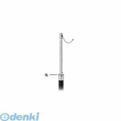 (LINEクーポン有)【個人宅配送不可】【個数：1個】帝金 Teikin 322C 直送 代引不可・他メーカー同梱不可 ステンレス製バリカー 上下式車止めポール バリアフリー型 φ48.6