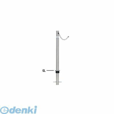 (LINEクーポン有)【個人宅配送不可】【個数：1個】帝金 Teikin 322C-SD 直送 代引不可・他メーカー同梱不可 ステンレス製バリカー 固定式車止めポール バリアフリー型 φ48.6 322CSD