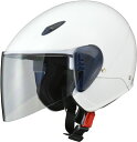 リード工業 4952652007257 ヘルメット RE35 セミJET WH 4952652007257