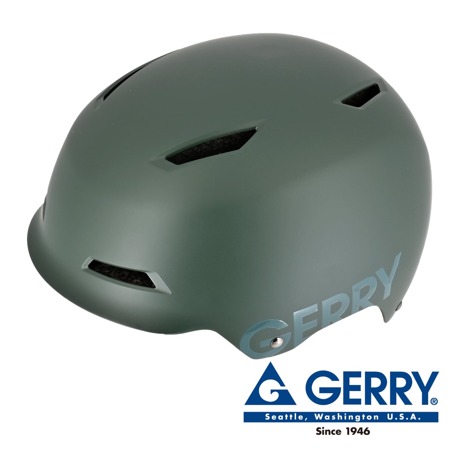 リード工業 GBH004-MGRN-L サイクルヘルメット GERRY GBH004 マットグリーン L GBH004MGRNL