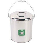 【即納在庫品】「直送」山崎産業 コンドル DP-05C-SA 屋内用屑入れ 衛生容器 ダストポットST−15 内容器付 屋内用屑入れ ゴミ箱