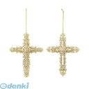【造花・装飾】【数量限定につき、売切の際はご了承ください】 TOCR6001 15cmシャンペーンゴールドクロス