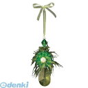 【造花・装飾】【数量限定につき、売切の際はご了承ください】 TOMI6187 16cmグリーンクリスタルフラワードロップ