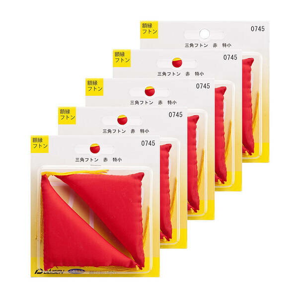 大仙 35N05040745 額縁用受フトン 三角フトン 赤 5パックセット 35N05040745