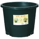 DIC NPP-25-BK NPポット＃25黒NPP25BK DICプラスチック 25L プラ鉢 植木鉢 大型 25リットル鉢 直径38cm ブラック 容器資材 ニチエイ【キャンセル不可】