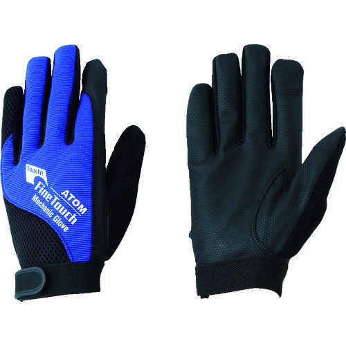 【即納在庫品】「直送」アトム 2094-NB-LL 合皮手袋 ファインタッチ メカニック ネイビー LL2094NBLL ATOM アトム興産 LLサイズ