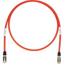 【即納在庫品】「直送」パンドウイット STP6X2MRD CAT6A/CAT6 シールドパッチコード 2m 赤 STP6X2MRD パンドウイットコーポレーショ...