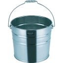 【即納在庫品】「直送」トラスコ中山 TRUSCO TMNM18A ステンレスバケツ 18L 300ΦXH345 取手付 ステンレスバケツ 取手付
