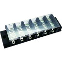 【即納在庫品】「直送」TRUSCO TOTB-542N-6P-C 中継端子台 300V 15A 6P TOTB542N6PC 配線部材