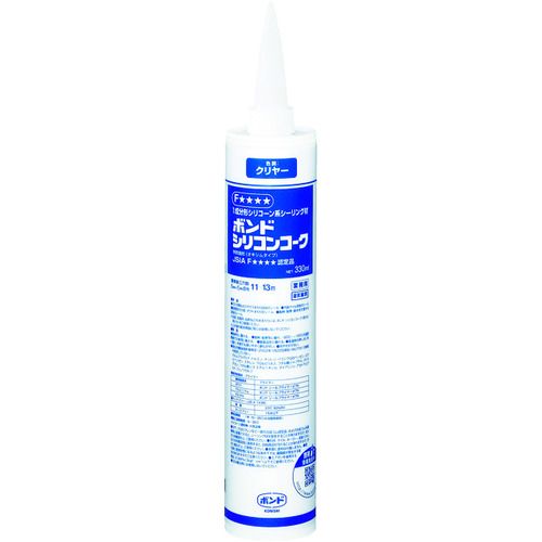 【あす楽対応】「直送」コニシ 59084 シリコンコーク防かび剤入 クリヤー 330ml ＃59084 59084 クリヤー シリコンコーク防かび剤入 防カビ剤入り 4901490590841 tr-4922115