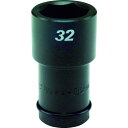 【即納在庫品】「直送」FPC 34WA32 インパクト セミロング ソケット 差込角19mm 対辺32mm 1.1/