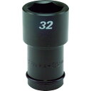 【即納在庫品】「直送」FPC 34WA38 インパクト セミロング ソケット 差込角19mm 対辺38mm 1.1/