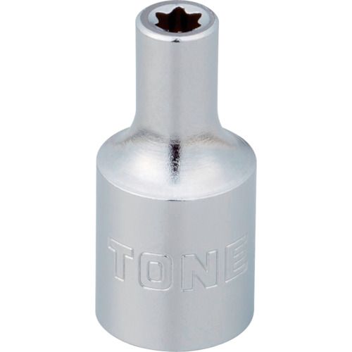 【即納在庫品】「直送」前田金属工業 TONE 2TX-E06 E型トルクスソケット 呼びNO．E6 差込角6．35mm2TXE06 トネ
