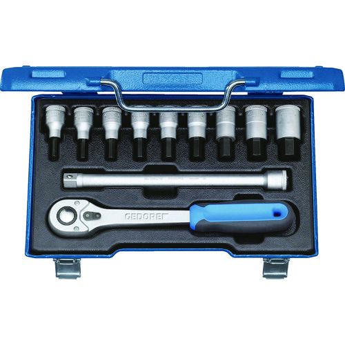 (LINEクーポン有)【即納在庫品】「直送」GEDORE 6156920 ソケットセット 1／2 IN19Q ゲドレー社 TRGEDORE ソケットレンチ