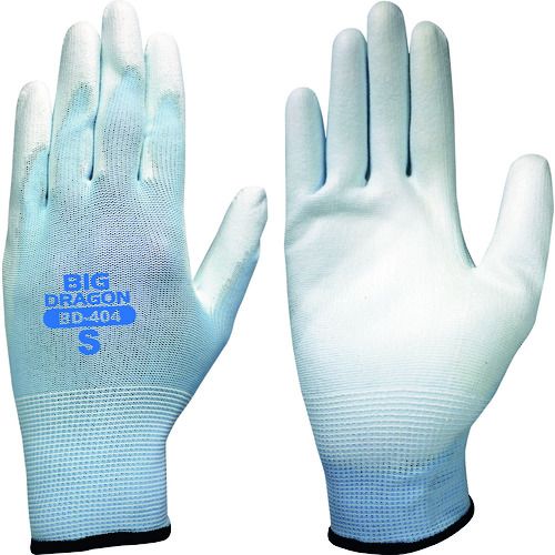 【即納在庫品】「直送」富士グローブ 7068 ウレタンホワイト10双組BD−404 S