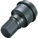 【即納在庫品】「直送」TONE トネ 6AH-27 インパクト用ヘキサゴンソケット 対辺寸法27mm 差込角19.0mm 6AH27 前田金属工業 インパクトヘ...