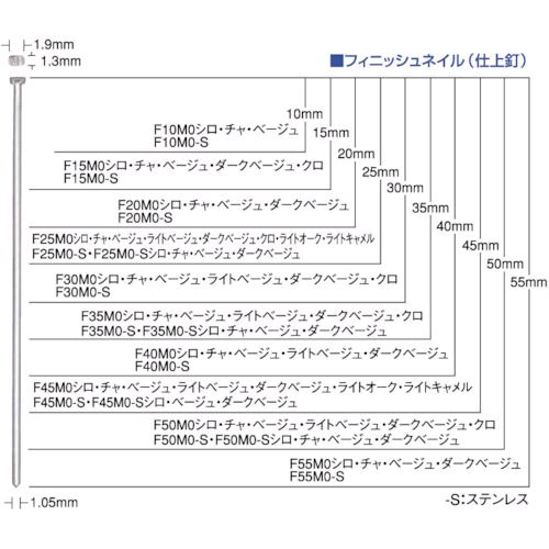 【あす楽対応】「直送」マックス MAX F35MOBEIGE フィニッシュネイル 1Cs＝1箱 444-6232 F35MO-BEIGE ベージュ 4902870051730 F35M0ベージュ NT91082 作業工具 仕上釘