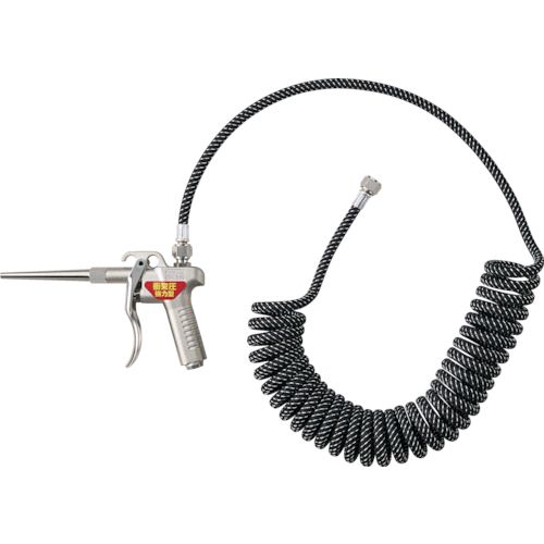 【即納在庫品】「直送」WTB E80-105T 糸巻きコイルホースエアーダスターガンセットE80105T WTBワタベコーポレーション エアーツールWTB