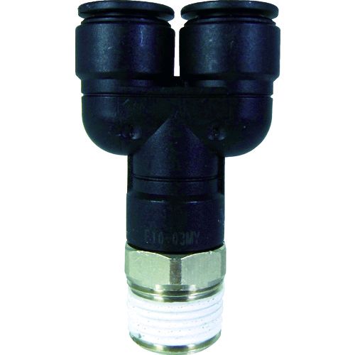 Air Tools - 【即納在庫品】「直送」千代田通商 チヨダ F10-03MY チヨダ ファイブメイルブランチワイ 10mm・R3／8 F1003MY CHIYODA
