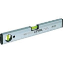 【即納在庫品】「直送」KOD L-550M380MM マグネット付 箱型アルミレベル L550M380MM(4)