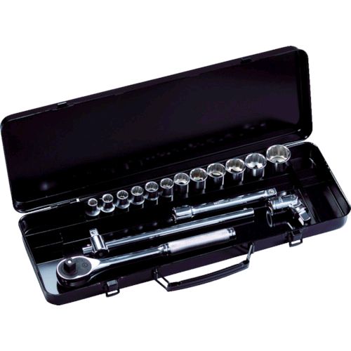 【即納在庫品】「直送」スーパー N412S ソケットレンチセット 差込角12．7mm 1／2インチ 入り数：16