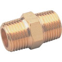 【即納在庫品】「直送」ASOH NT1044 六角ニップル PT1/2 アソー エア配管継手