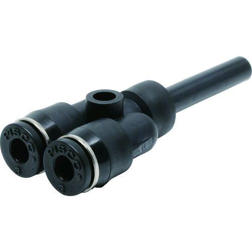 【即納在庫品】「直送」日本ピスコ ピスコ PWJ4-3M チューブフィッティングミニ 違径ブランチユニオンワイ チューブ3 継手4PWJ43M