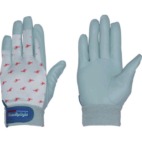 Leather Gloves - 【即納在庫品】「直送」ペンギンエース PA-8152 合皮手袋 ノンスリップライト グレーブルー MPA8152