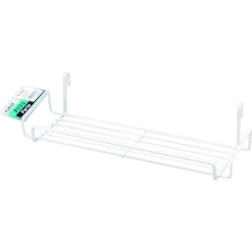 【即納在庫品】「直送」8741300 ワイヤー棚小 白 4977720157078 ネット用線材棚 ワイヤー棚小 メッシュパネル用