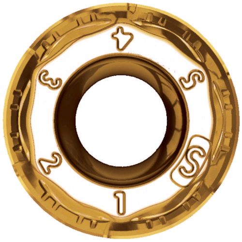 【即納在庫品】「直送」京セラ RPGT1605M0ERSM ミーリング用チップ CA6535 CVDコーティング 10個入 COAT