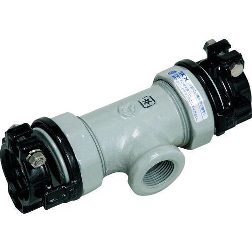 【即納在庫品】「直送」SKカワニシ SKXMT32X32 鋼管用継手　SKX枝部めねじ付チーズ　32×32A